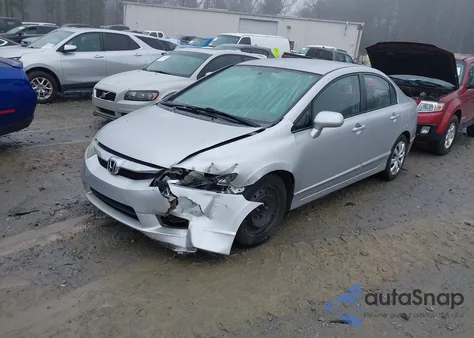 2010 Honda Civic Lx z USA, uszkodzony, nr VIN 2HGFA1F56AH318767